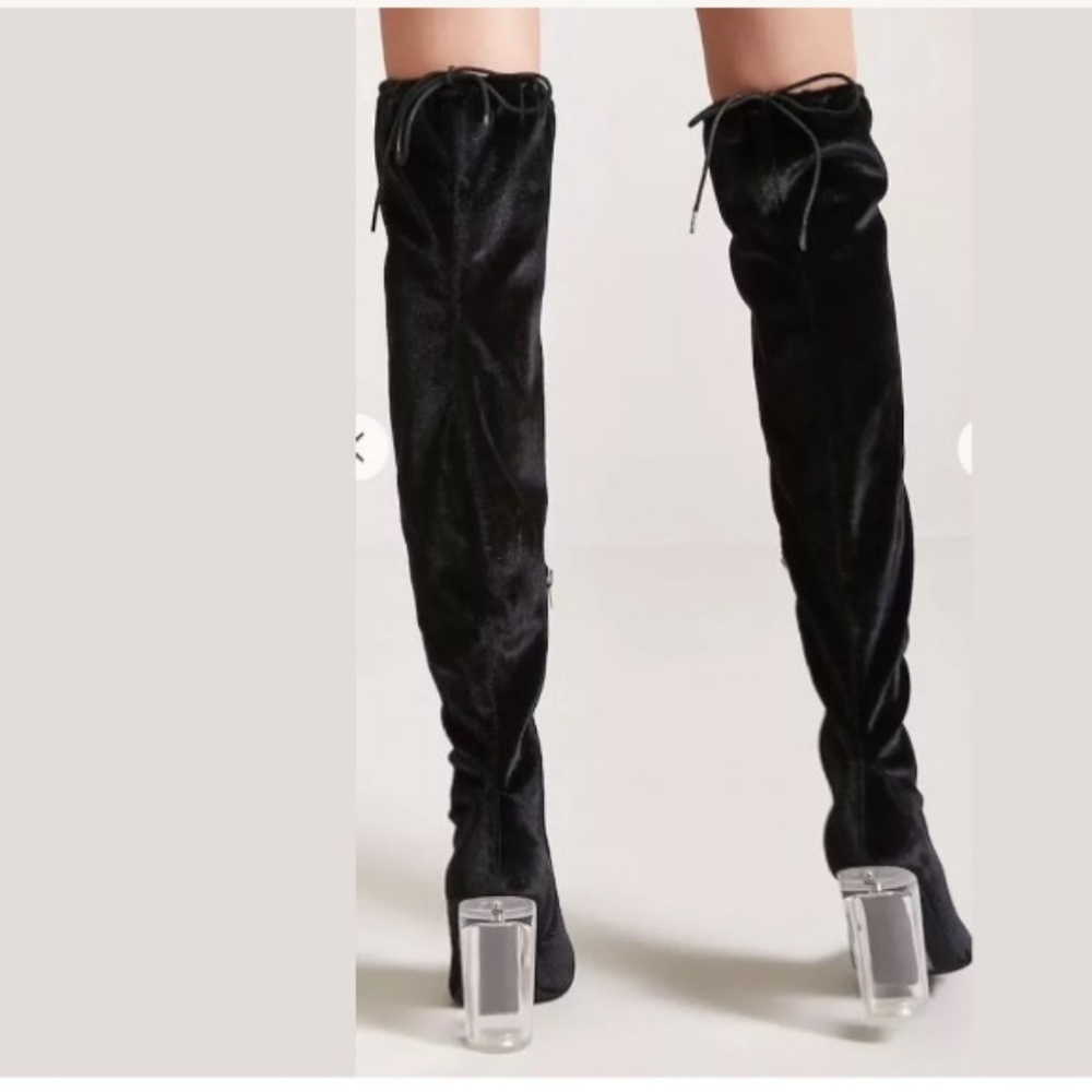 Suede Thigh High Boots